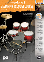 ON THE BEATEN PATH BEGINNING DRUM SET COURSE #3 DRUM SET BK/CD/DVD HARD CASE-P.O.P. cover Thumbnail